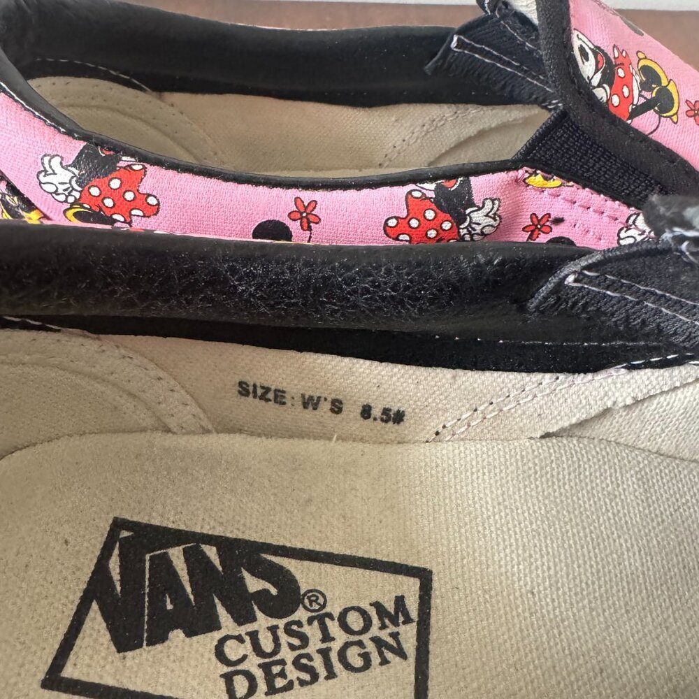 Vans Minnie Mouse Custom Shoes - Picture 2 of 13